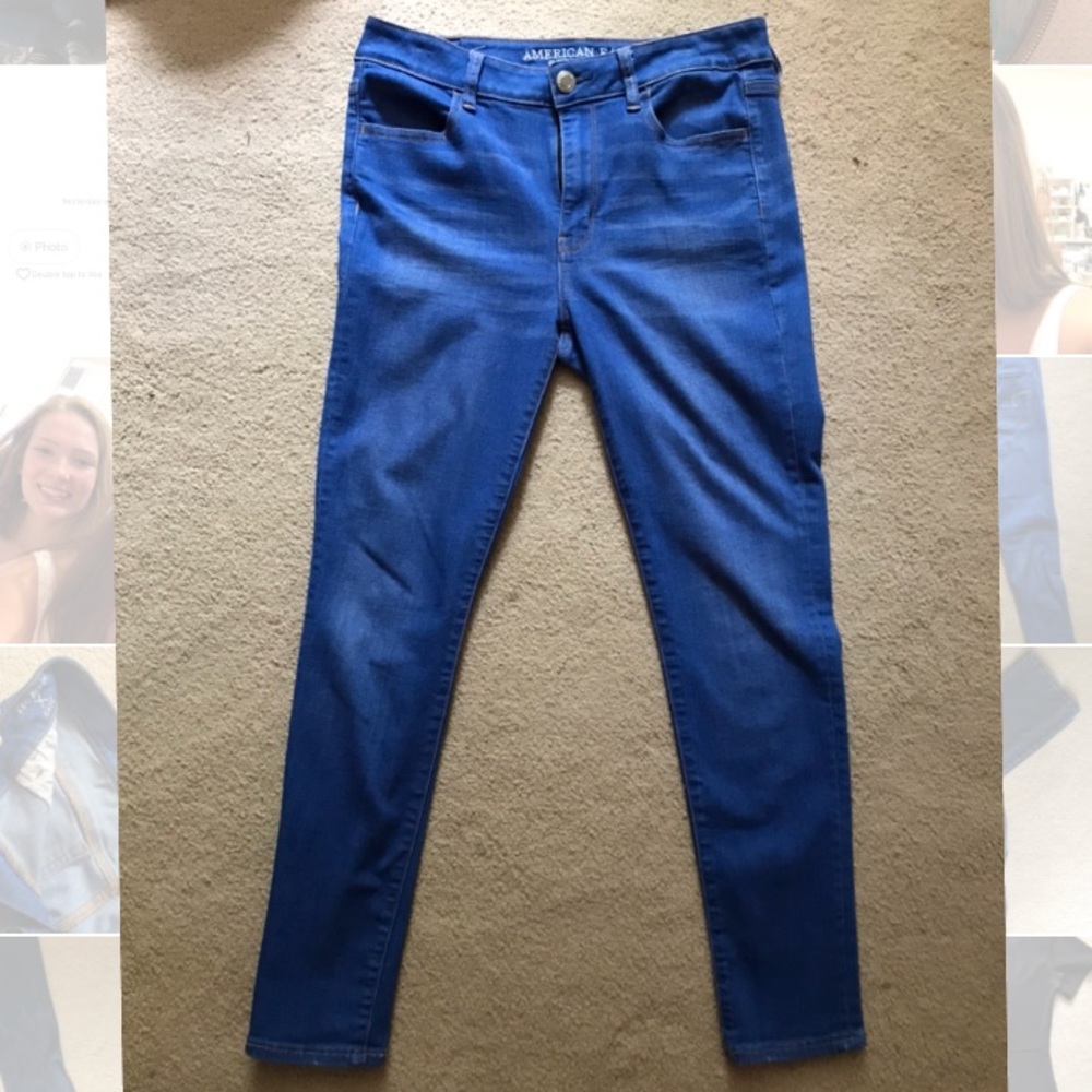 American Eagle Blue Jeggings / Skinny Jean